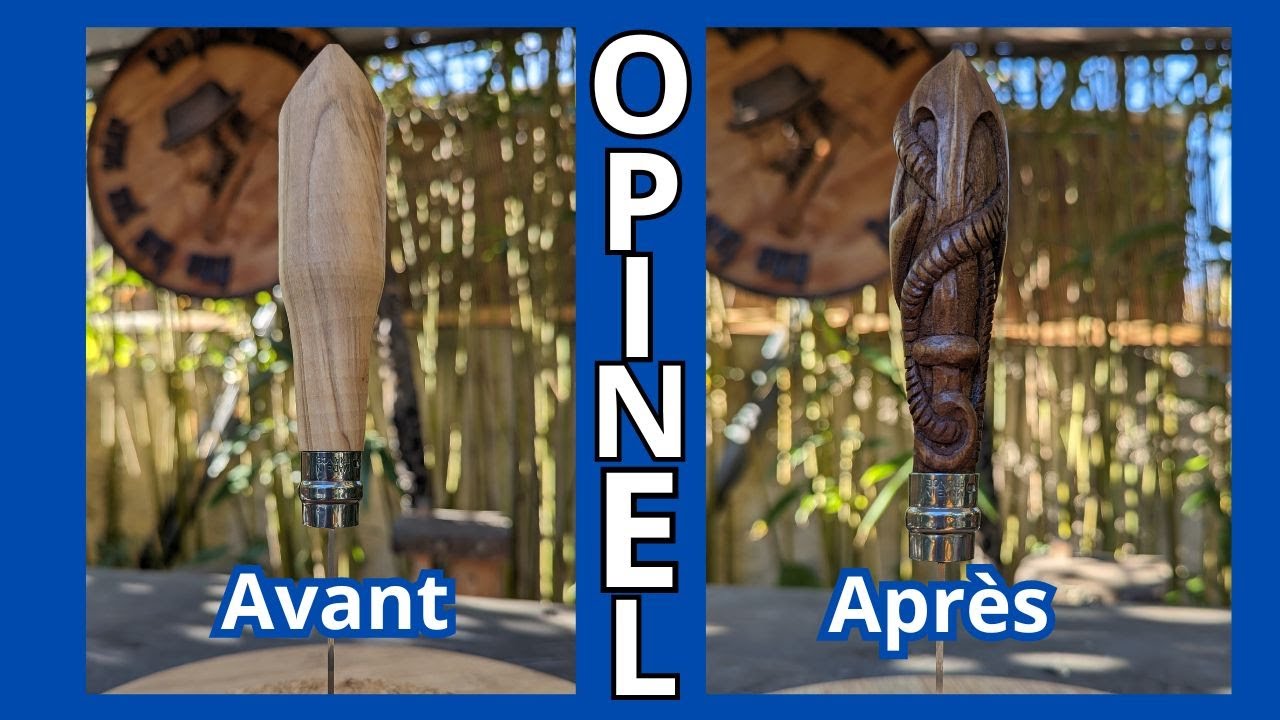 Sculpture d'un Opinel
