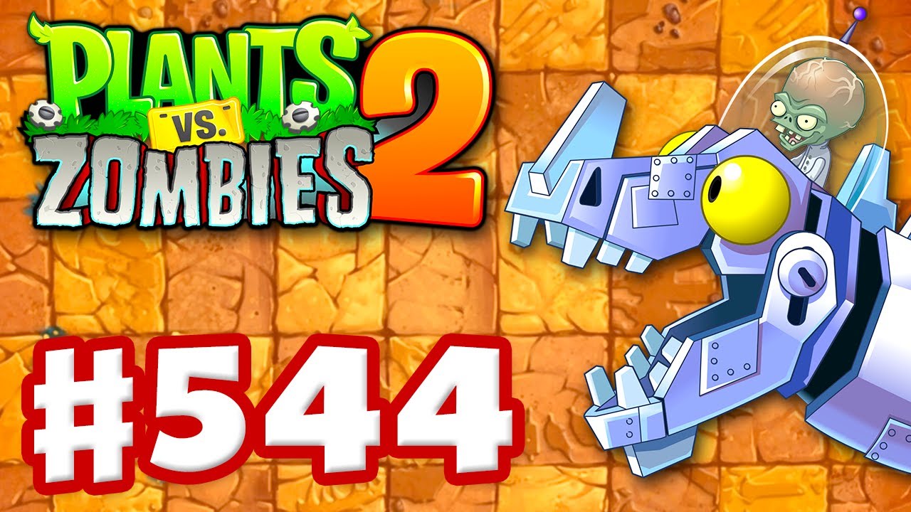 Plants vs. Zombies 2 - Gameplay Walkthrough Part 544 - Zombot Dinotronic Megasaur 2.0! (iOS)