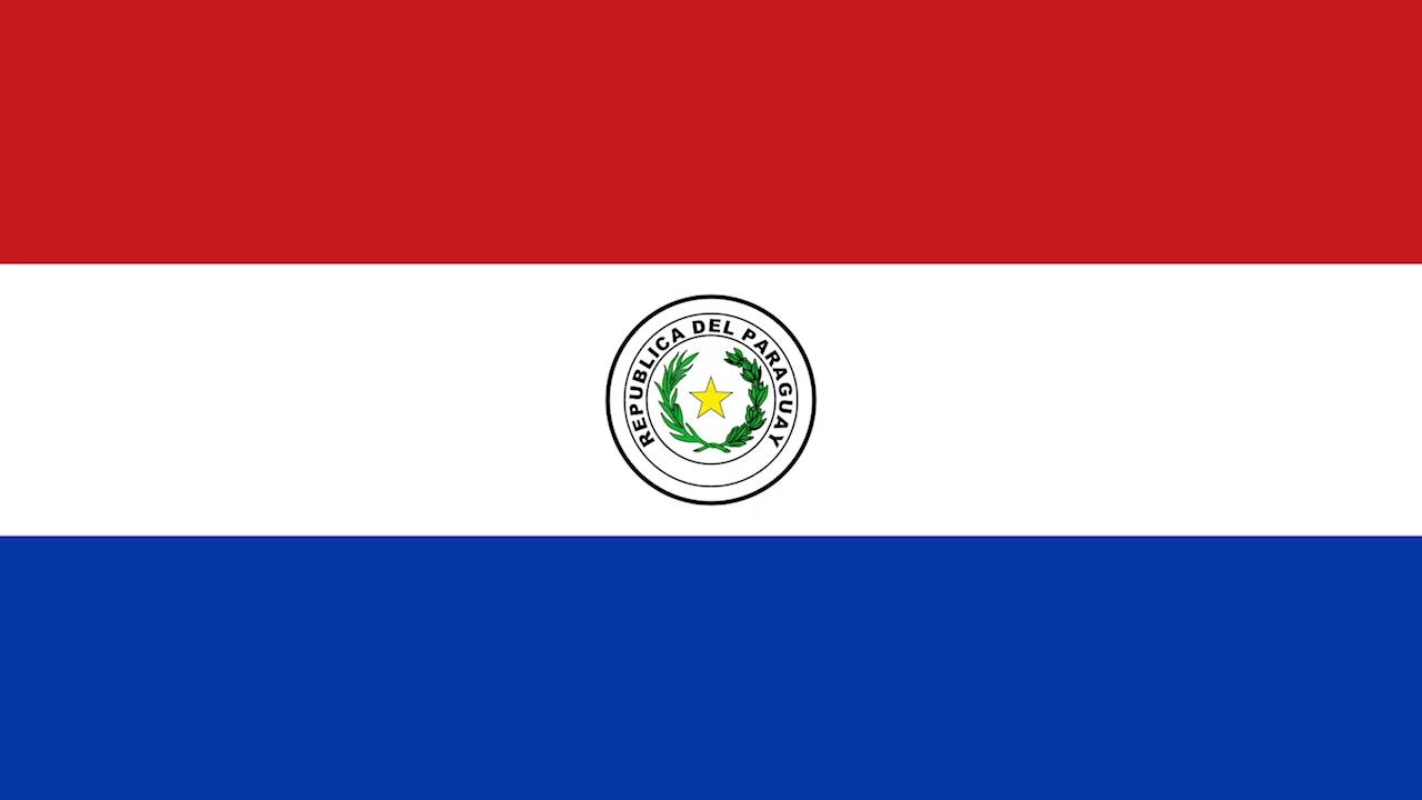 12 hours: Flag of Paraguay. Bandera de Paraguay. Paraguái poyvi.