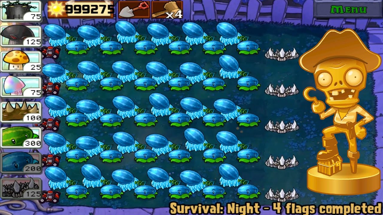 Army Winter Melon vs TROPHY PIRATE | Plants vs Zombies