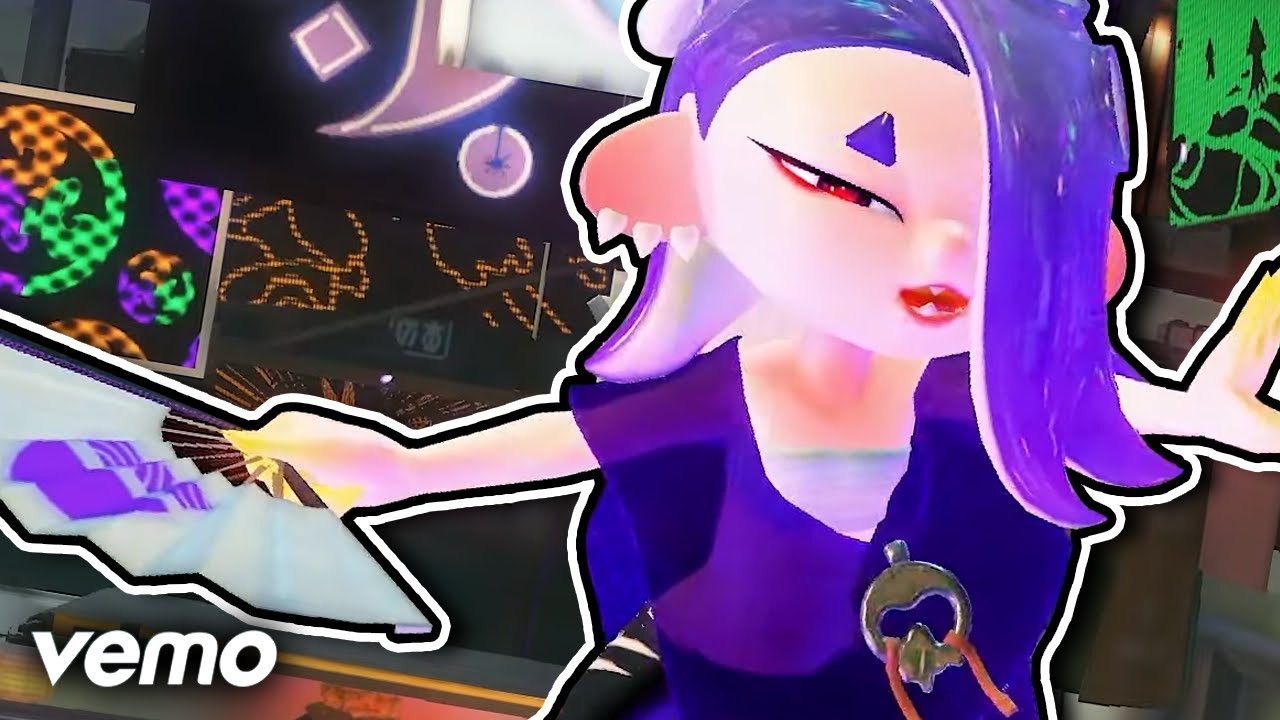 ♪ Anarchy Poisons (Bird Mix) Shiver's Solo ♫ Caitlin Koi Lyric Video ft. @ImHalloweenHead - Splatoon 3