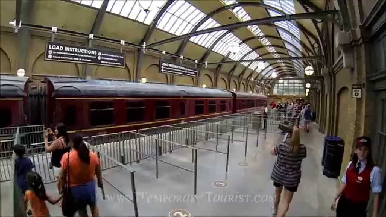 Hogwarts Express Train Ride Full POV from Kings Cross to Hogsmeade at Universal Studios Orlando