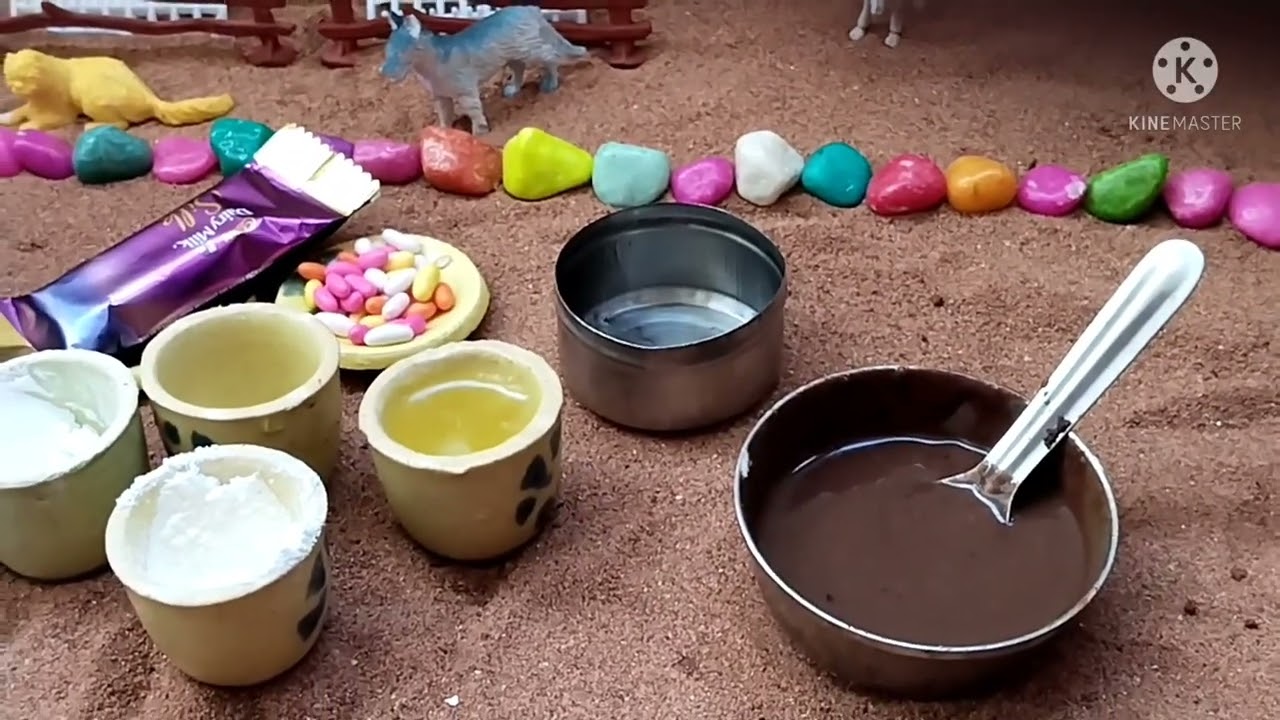 Miniature Cake Recipe || Dark Fantasy Chocolate Cake || Dairy Milk Chocolate Recipe || Biscuit Cake