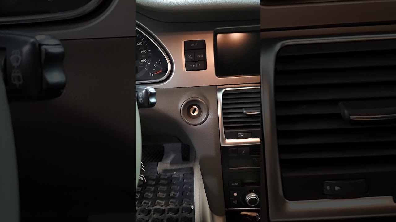 2007 Audi Q7 fob/push button start & ignition lock issue