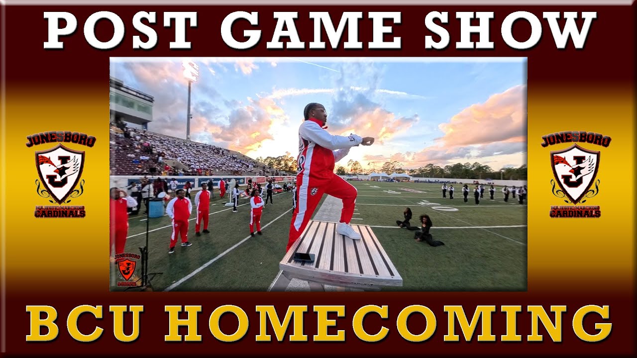 Field Show Bethune Cookman Homecoming Post Game 2025 | Jonesboro High Majestic Marching Cardinals