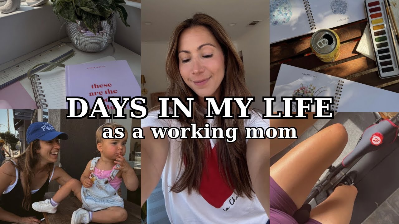 VLOG: typical days in my life in LA as a working mom! + toddler travel essentials, food faves & more