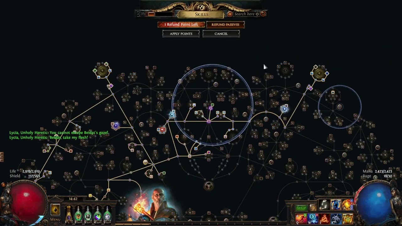 3.29 - 6 Divine, 6 Volatile Vaal Run from 1 Sanctum