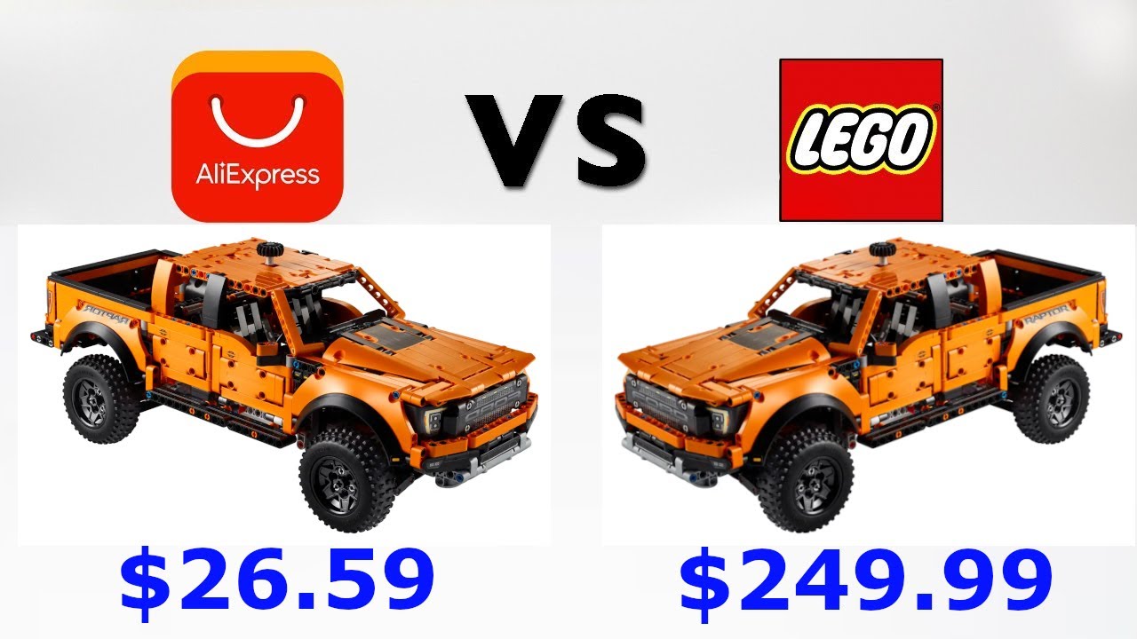 Это меня удивило! Сравнение Lego Ford F150 Raptor и дешёвой китайской копии