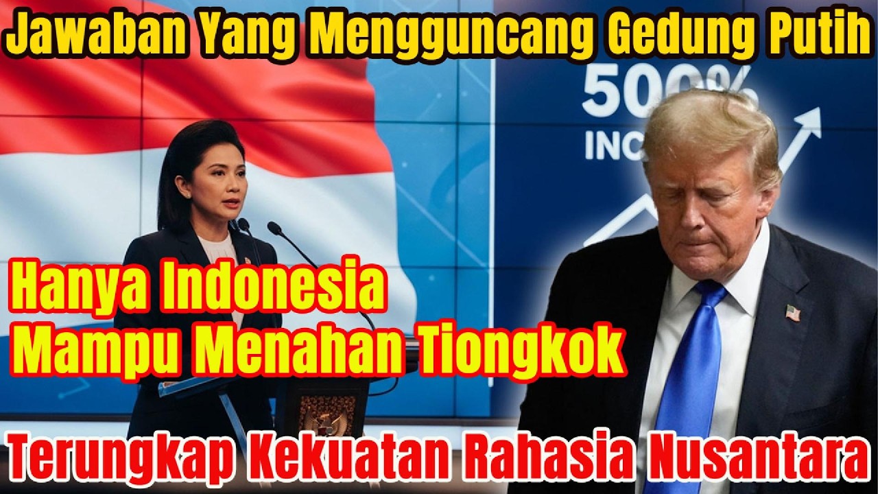 Jika Tidak Puas, Enyah Saja: Indonesia Hantam Keras Tuntutan Arogan AS Naik 500% Tarif