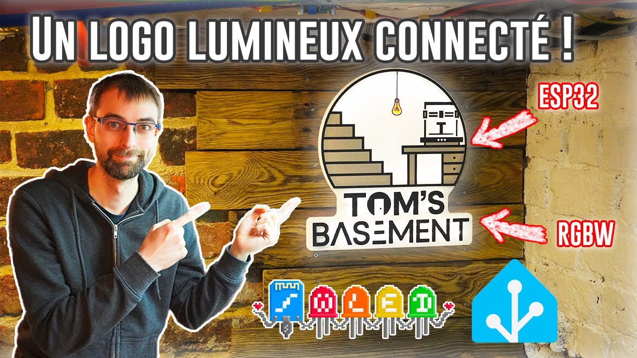 WLED + ESP32 : Tuto pour fabriquer un logo lumineux intelligent !