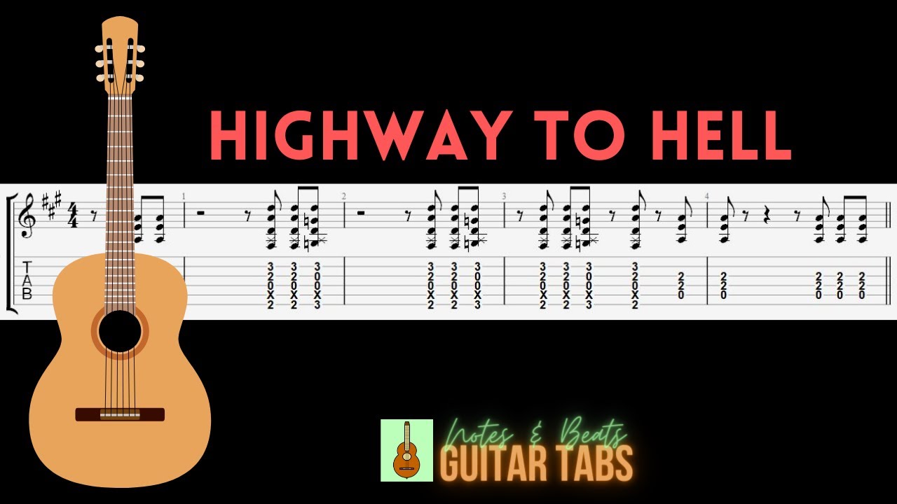 AC/DC- Highway To Hell GUITAR TAB