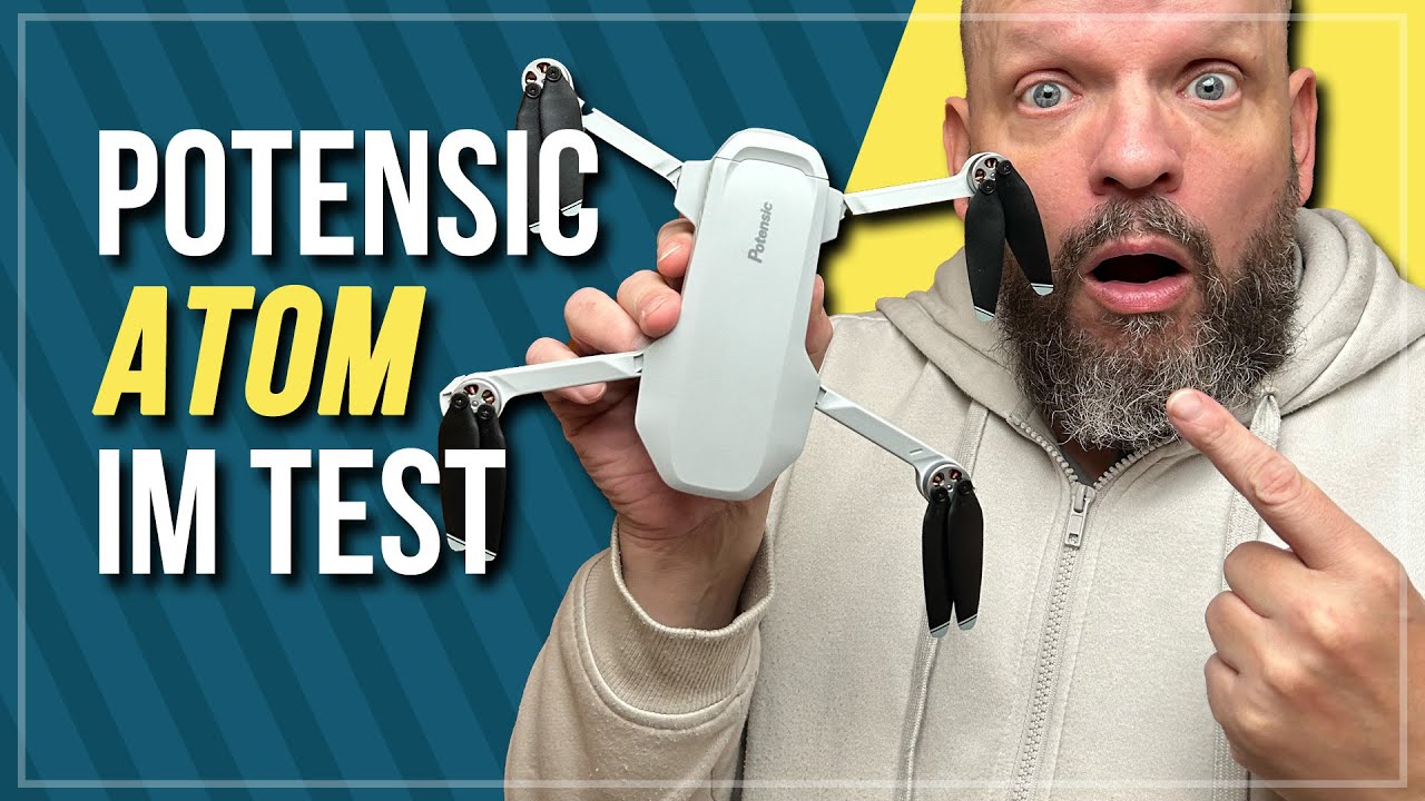 Potensic Atom Drohne: Günstige 4k GPS Drohne mit 3 Achsen Gimbal und Active Track