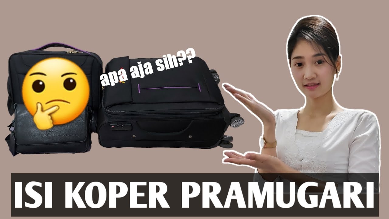 Isi Koper dan Tas Pramugari