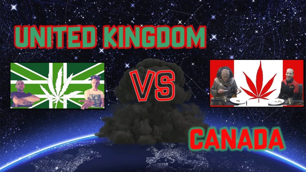 UK Weedtubers  (Strain Cainers) Vs Canadian Weedtubers (Weedtrek) - London Gets Nuked (ROLL WARS)