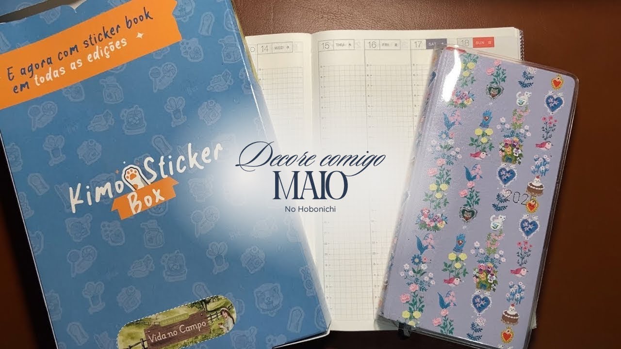 Decore Comigo o planner Hobonichi com Kimo Adesivos | PLAN WITH ME