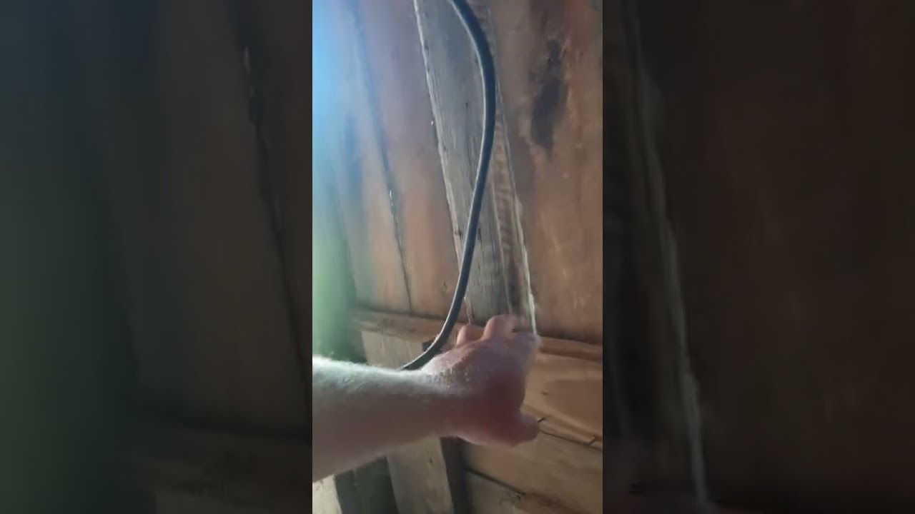 Repair To Siding And Skirt Boards On A Pole Barn