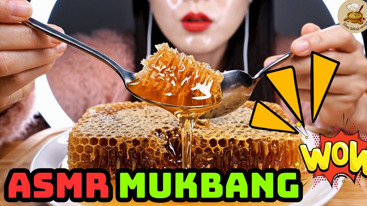 딸기 탕후루 & 벌집꿀 먹방 asmr  ASMR CRUNCHY Tanghulu & Honeycomb 🔥Real Sound