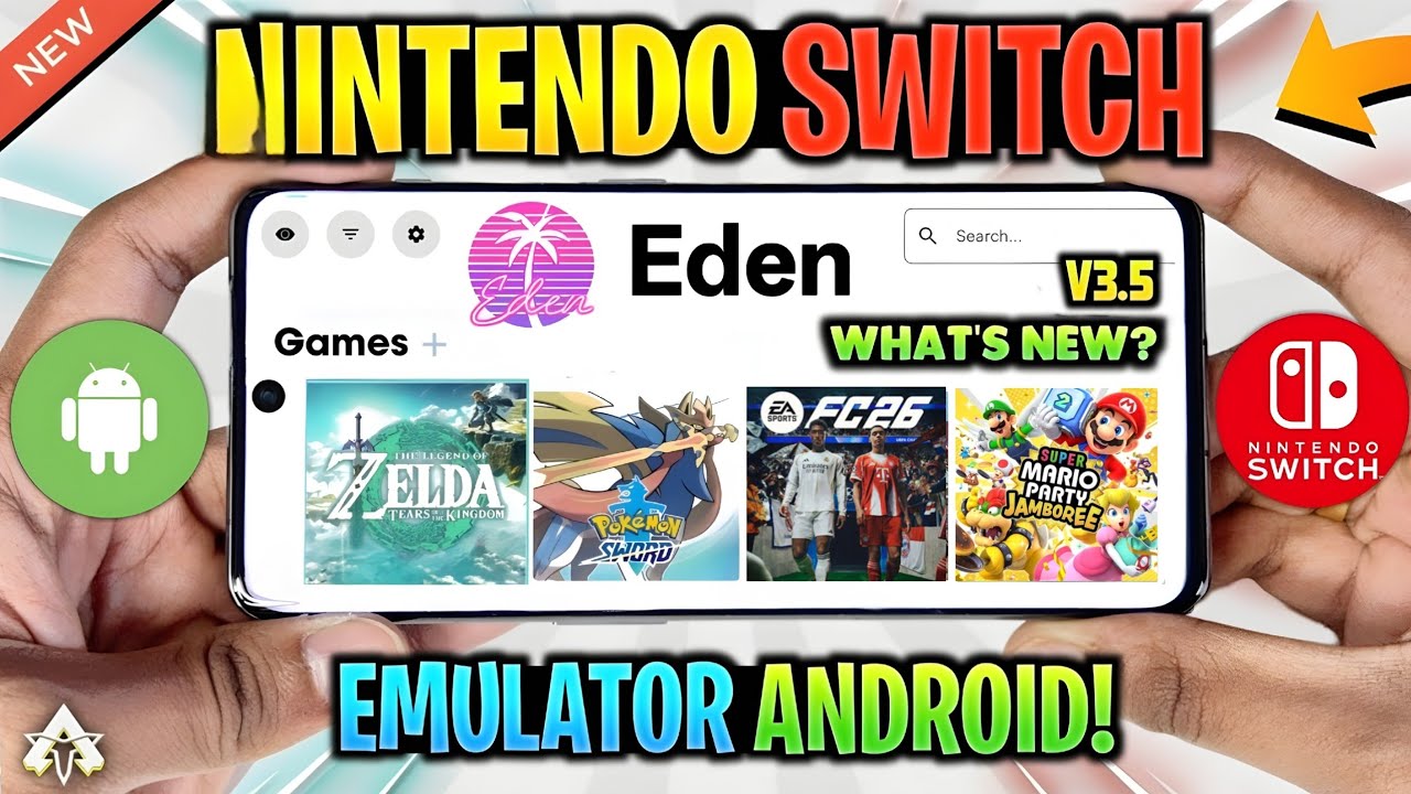 *НОВЫЙ* ЭМУЛЯТОР EDEN ДЛЯ ANDROID V3.5 — НАСТРОЙКИ/ЛУЧШИЕ ИГРОВЫЕ ПРОЦЕССЫ | ЭМУЛЯТОР NINTENDO SW...