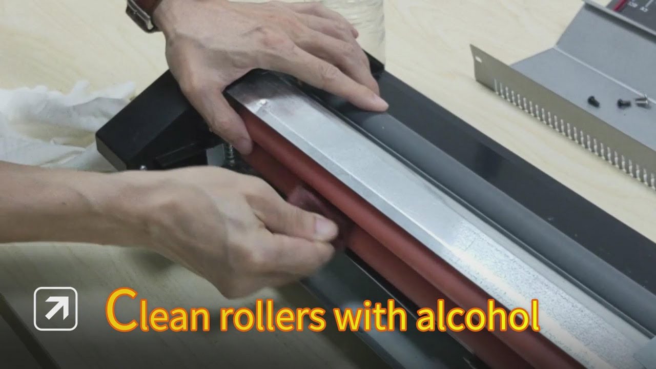How To Clean The Roller Of Rayson LM Series Laminator