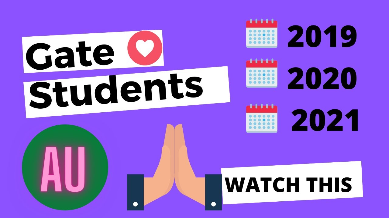 WATCH THIS IF YOU HAVE EVER WRITTEN GATE | TANCET ME 2021 UPDATES | GATE UPDATES