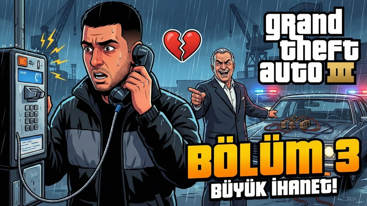 EN BÜYÜK İHANET! 💔 | Salvatore Bizi Ölüme Terk Etti - GTA 3 - Bölüm 3