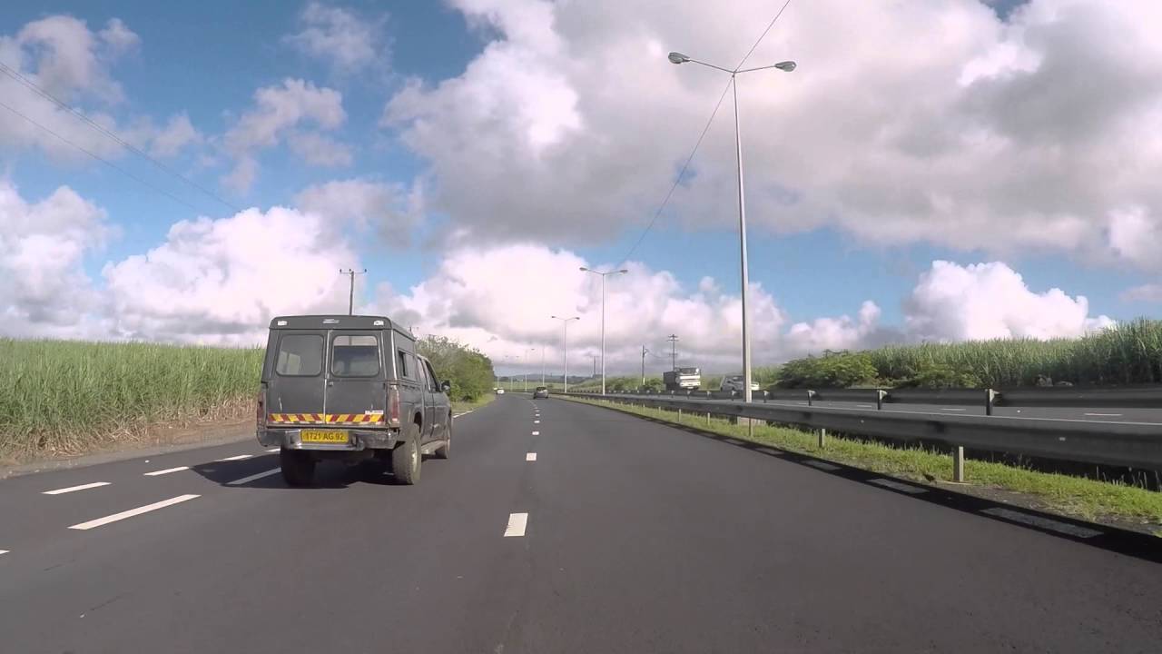 Ile Maurice Route Aéroport Usine Bois Chéri Partie 1 / Mauritius Road airport Bois Cheri Part 1