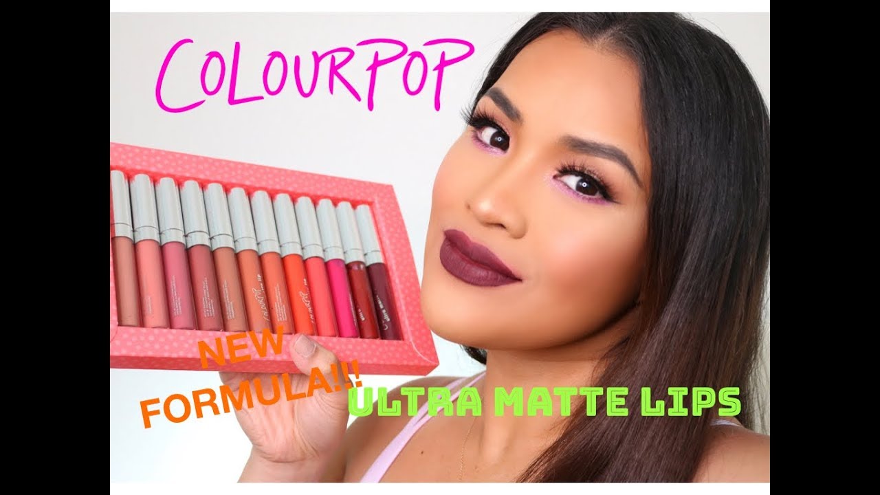 NEW FORMULA Colourpop Ultra Matte Lipsticks - Kiss N' Makeup