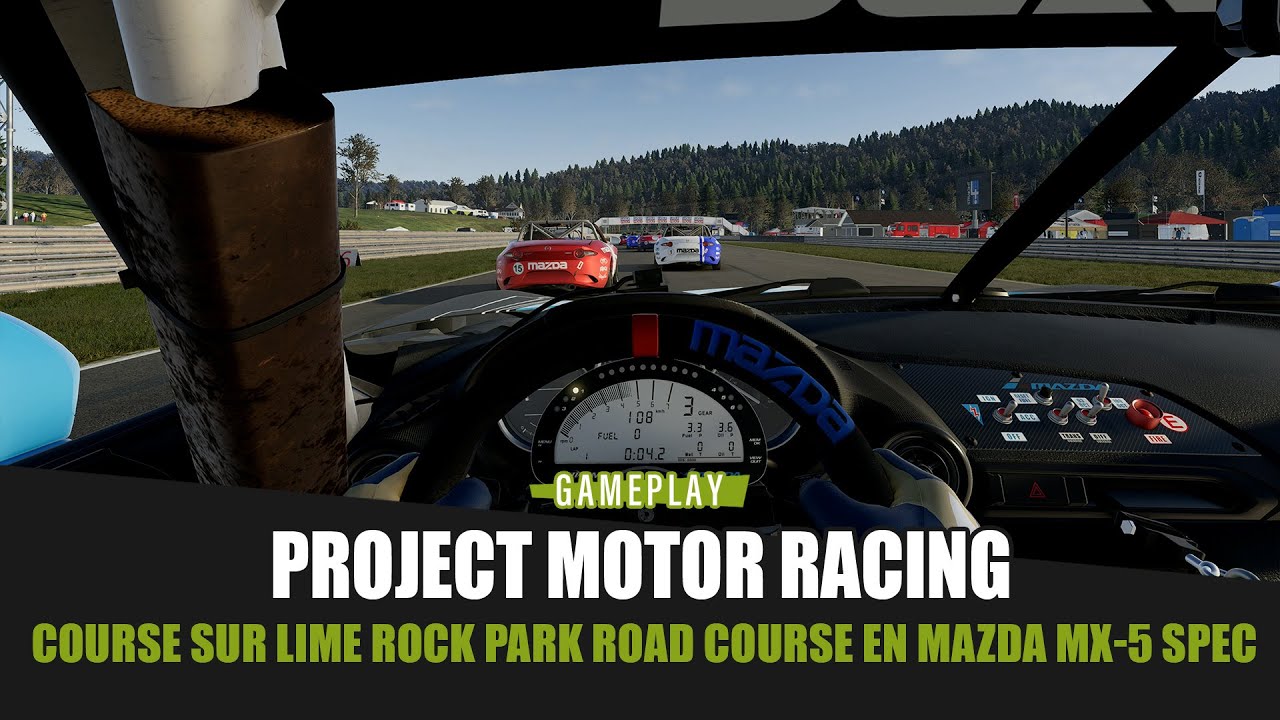 Project Motor Racing - Course sur Lime Rock Park - Road Course en Mazda MX-5 Spec