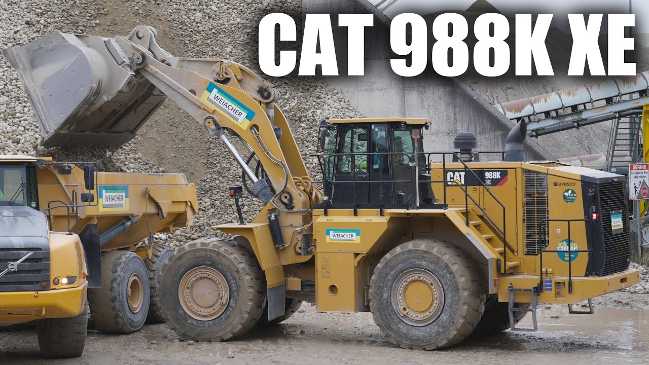 Cat 988K XE Loading Volvo A35E Truck