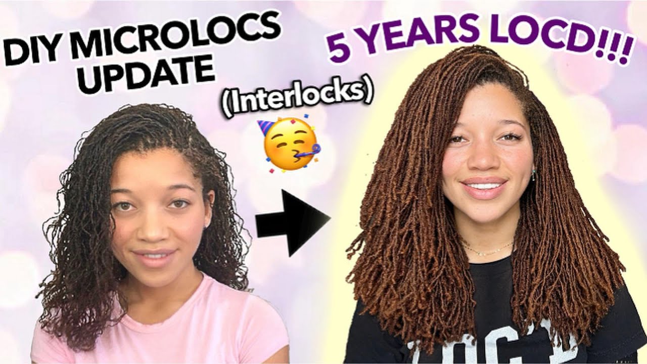 DIY MICROLOCS UPDATE | 5 YEARS LOCD | INTERLOCKS