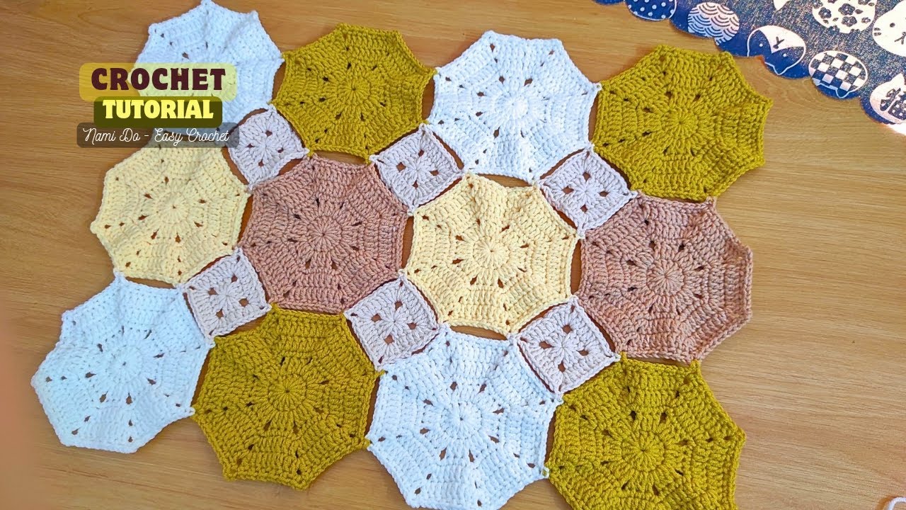 Easy Crochet Blanket/TableCloth #crochet #howtocrochet