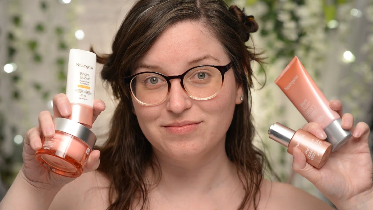 Neutrogena Bright Boost Skincare Review - Micro Polish, Serum, Gel Cream, SPF | CORRIE V