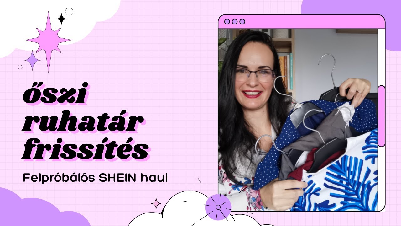 Őszi ruhat&aacute;r friss&iacute;t&eacute;s - SheIn haul felpr&oacute;b&aacute;lva!