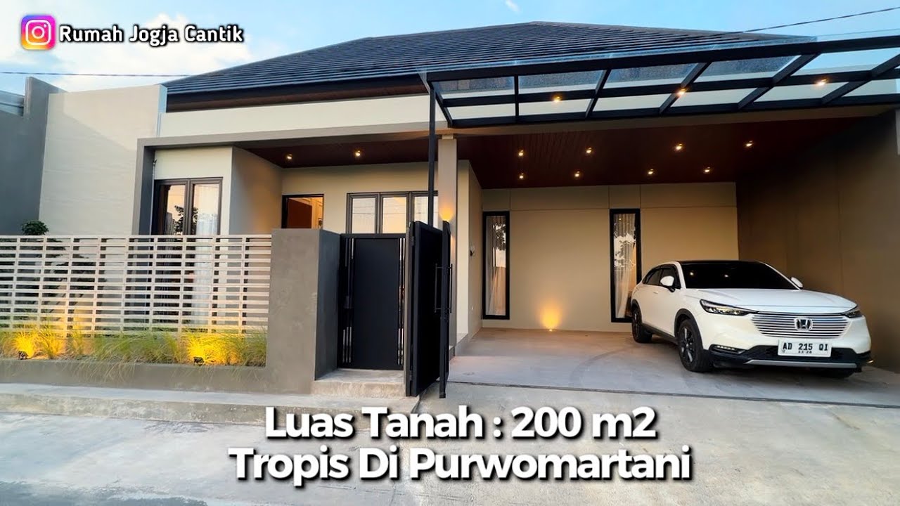 LAPANG BANGET INI RUMAH SIAP BUAT LEBARAN LOKASI PURWOMARTANI JOGJA LT 200 M2 TINGGAL BAWA KOPER