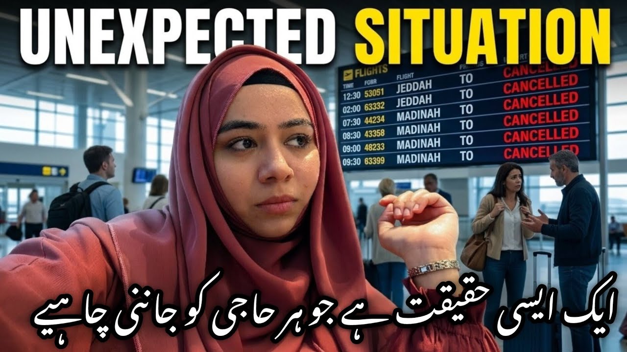 Unexpected situation of flights ✈️ | Reality ✅ | Umrah Travelers must listen this