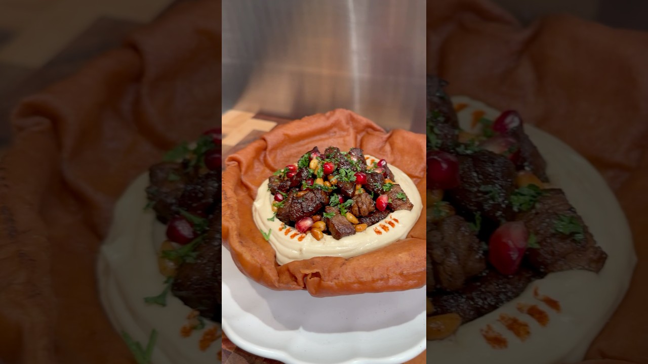 Hummus bil Lahme 😍🔥 #Shorts