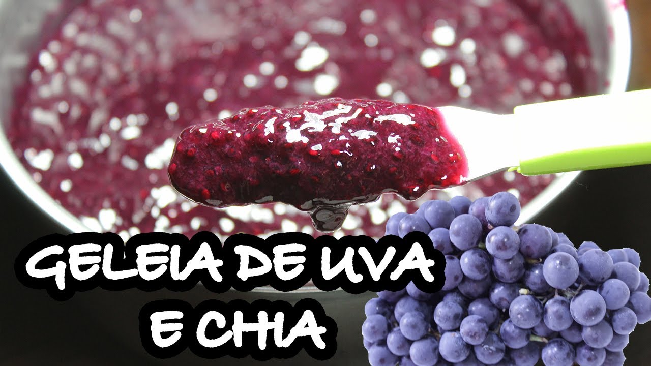 GELEIA CASEIRA DE UVA E CHIA