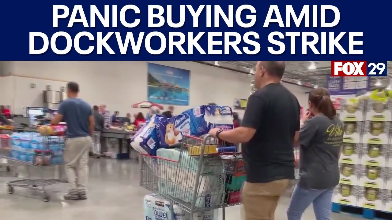Shoppers panic buying amid dockworkers strike: What you need to know