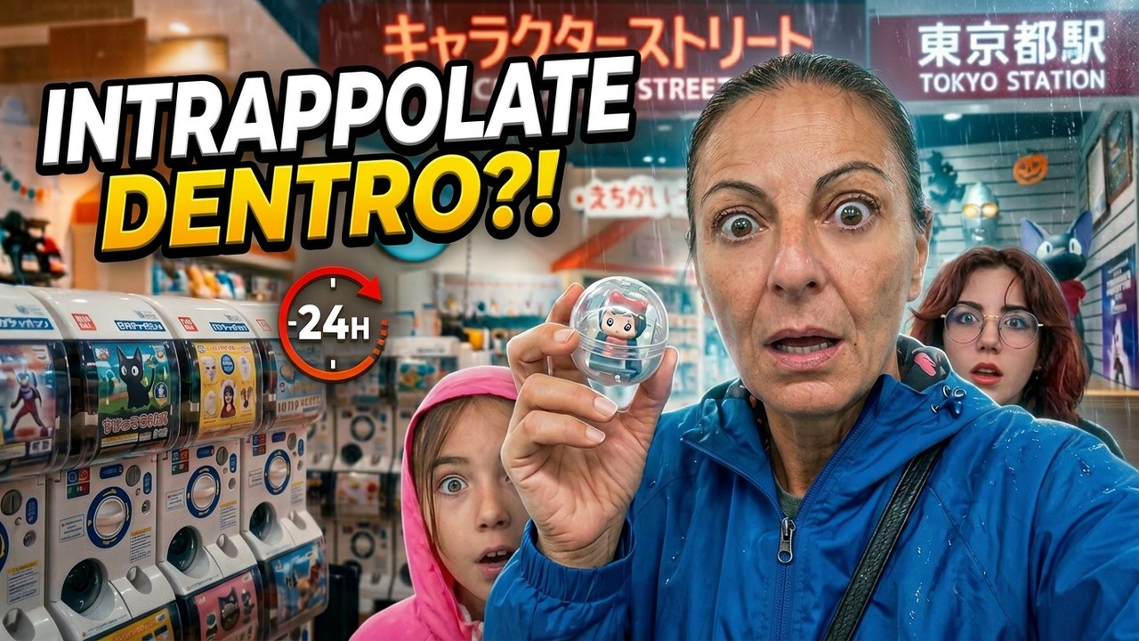 ARRIVA UN URAGANO in GIAPPONE E PASSIAMO 24 ORE NELLA STAZIONE DI TOKYO!