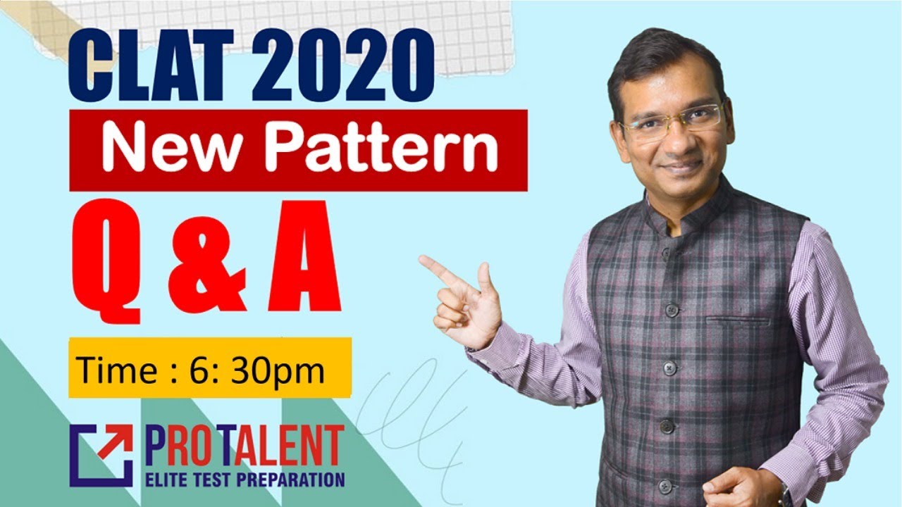 CLAT 2020 New Pattern Question Answers