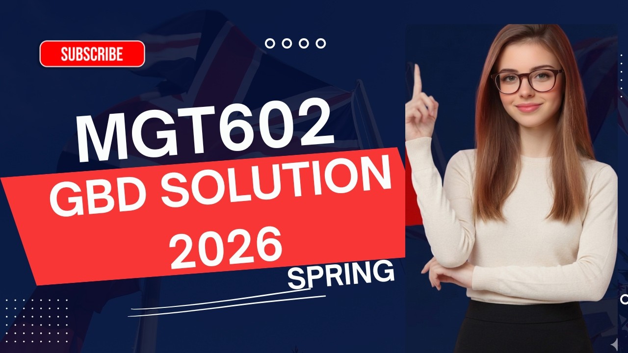 MGT602 GDB Solution Spring 2026 | Entrepreneurship | Virtual University