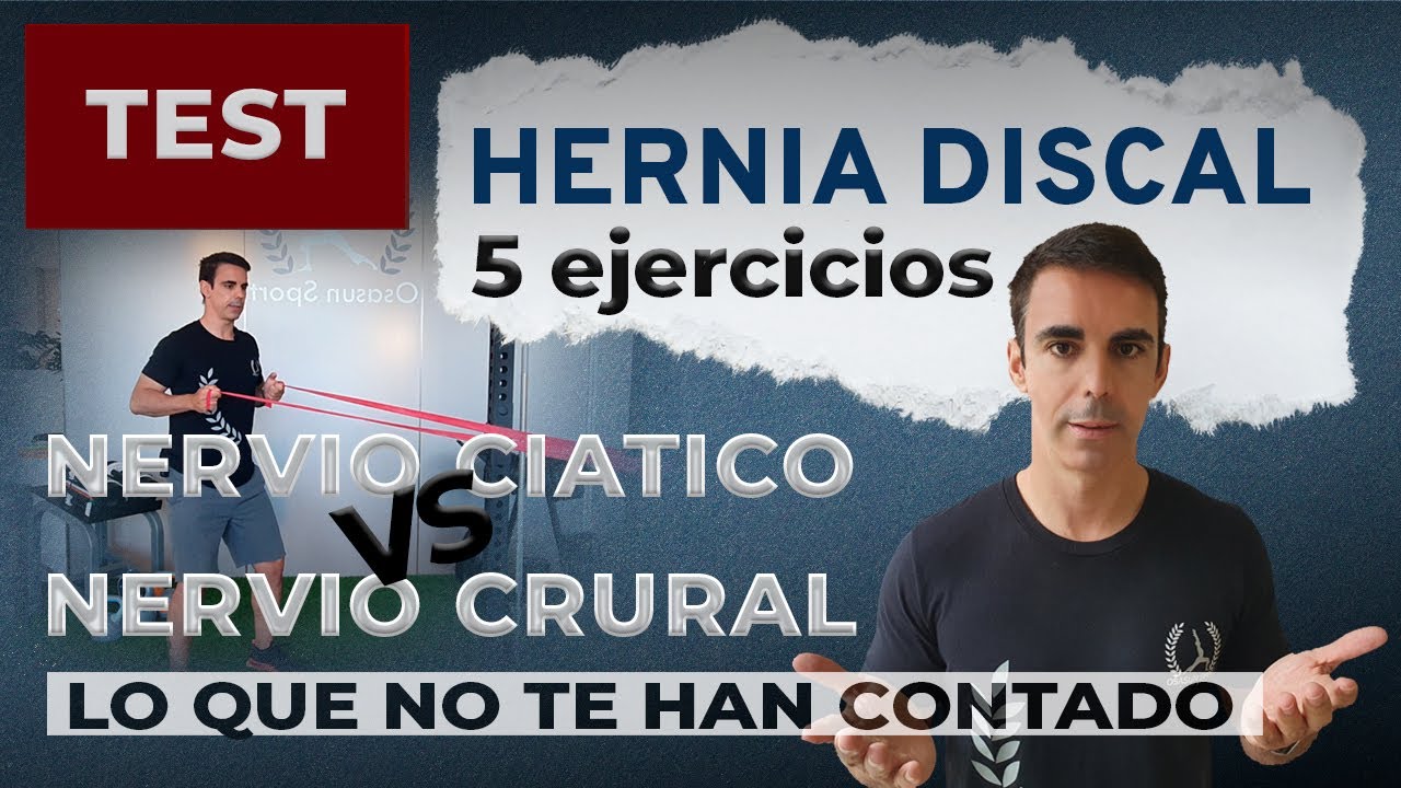 HERNIA DISCAL ► LO QUE NO TE HAN CONTADO: DOLOR del nervio CIATICO versus DOLOR del nervio CRURAL