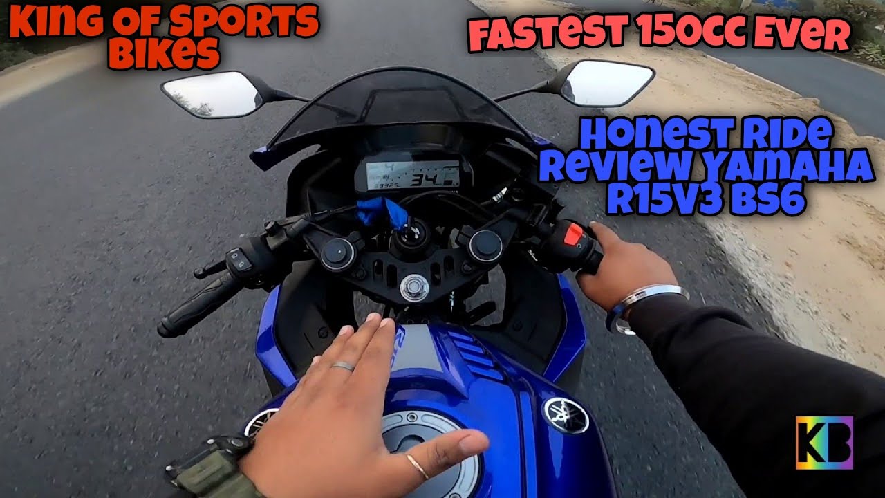 BS6 Yamaha R15V3 VS BS4 Honest Review With Ride| Top Speed, Mileage, Riding position, Full Detailed.