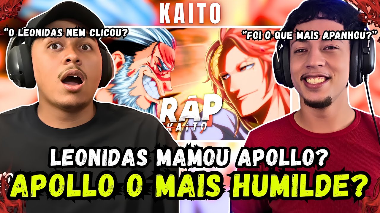 (LEONIDAS QUEIMOU A ROSCA?) REACT Apolo vs Leonidas (Shuumatsu no Valkyrie) | Bela Luta | Kaito