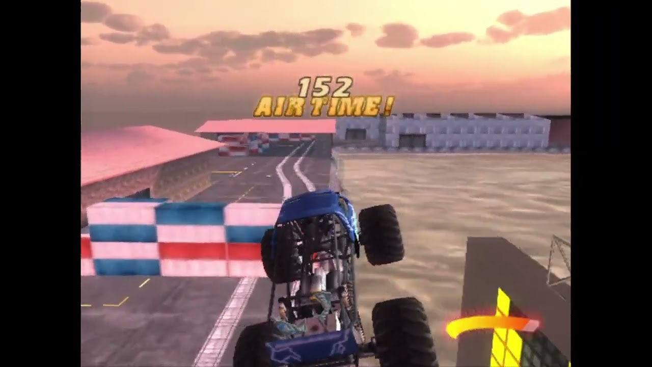 Monster Jam PS2 Free Roam Gameplay