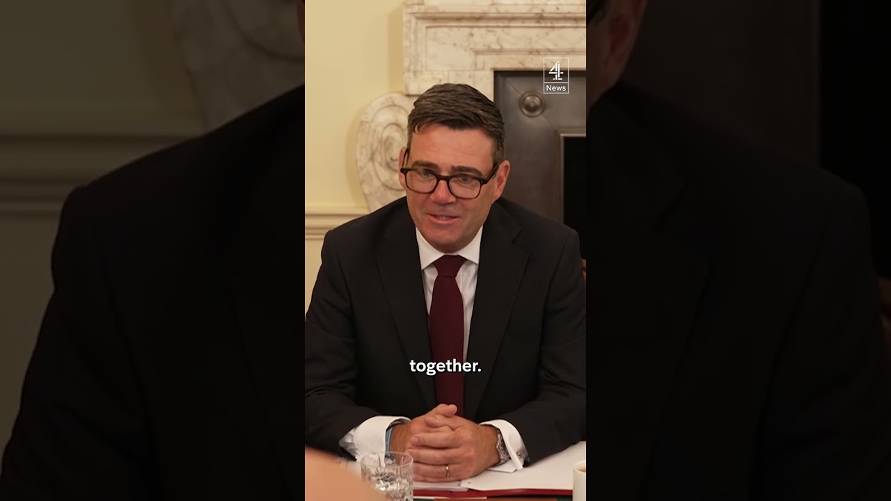 Burnham's first cabinet meeting #AndyBurnham #Cabinet #Politics