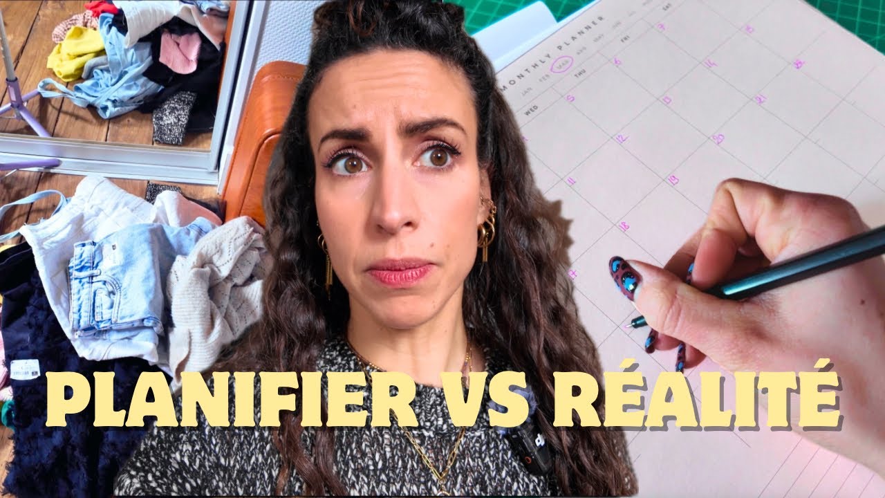 J’avais tout planifié… et ma semaine a dérapé 😬