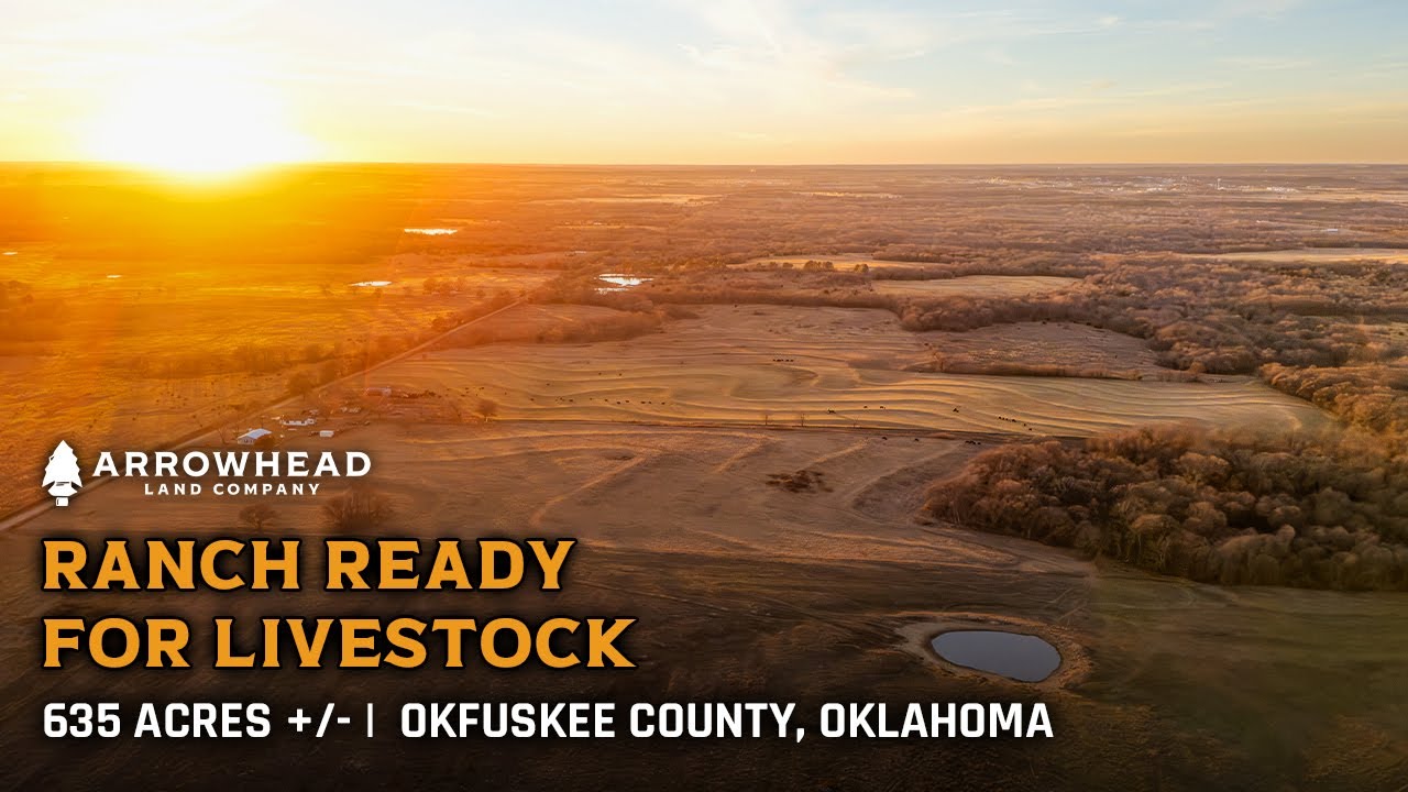 LAND FOR SALE: 635± Acres Featuring Rotational Grazing & Hunting | Okfuskee County, Oklahoma