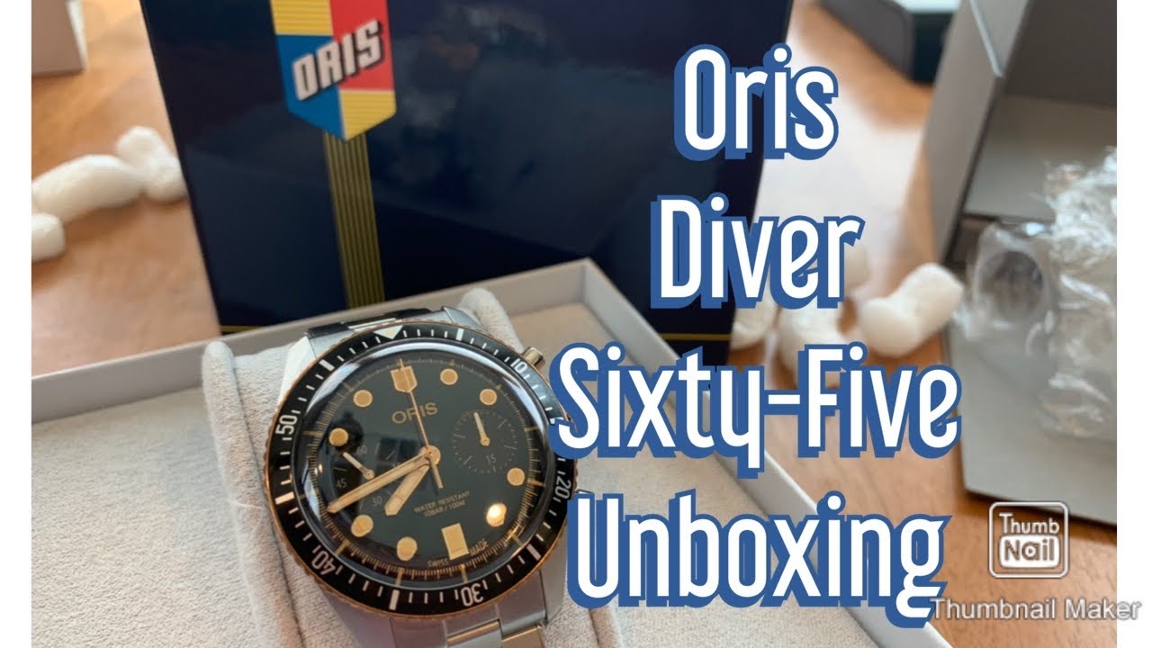 Oris Diver Sixty-Five Chronograph Unboxing | Saltzmans Watches | 01 771 7744 4354-07 8 21 18 | 2021