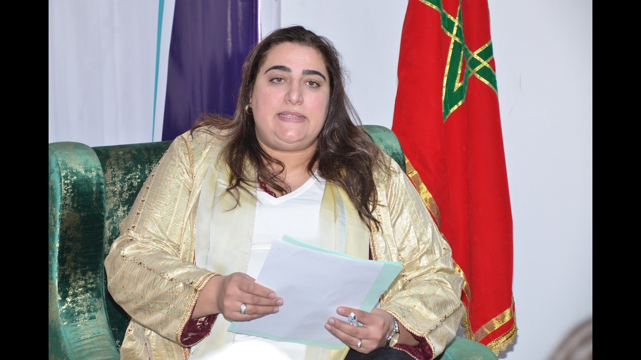 العرض التوجيهي للدكتورة غيثة يحياوي نائبة رئيس حزب التجديد والتقدم خلال انعقاد المجلس الوطني للحزب